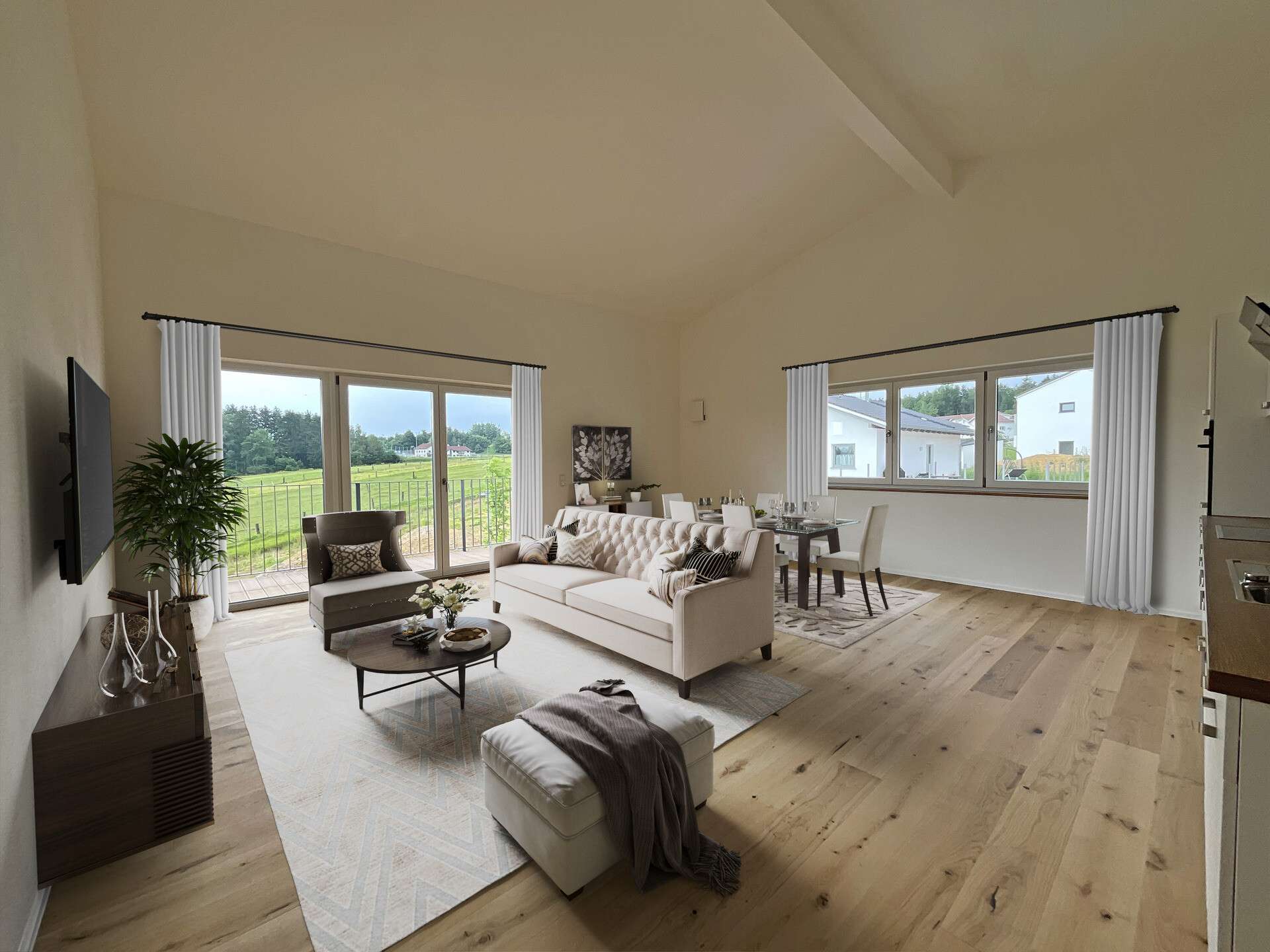 Hochwertige Dachgeschosswohnung mit drei Zimmern - Bezugsfertig für neue Mieter – Wohnung in Tiefenbach