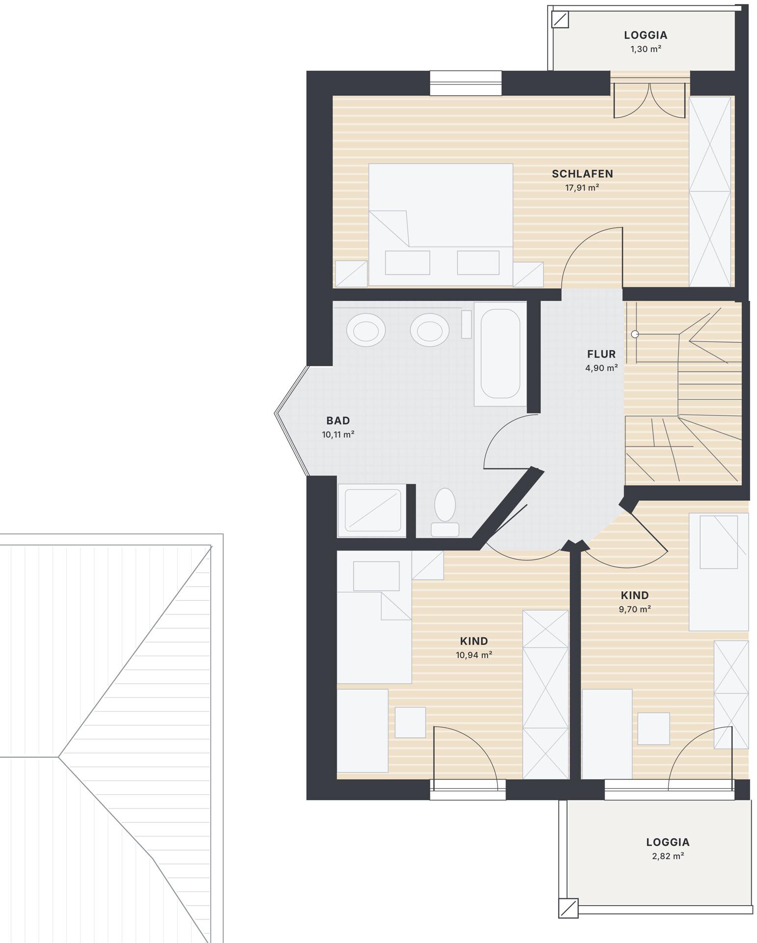 Grundriss 2 Familienglück in Passau – Doppelhaushälfte mit Garten, Terrasse & Garage