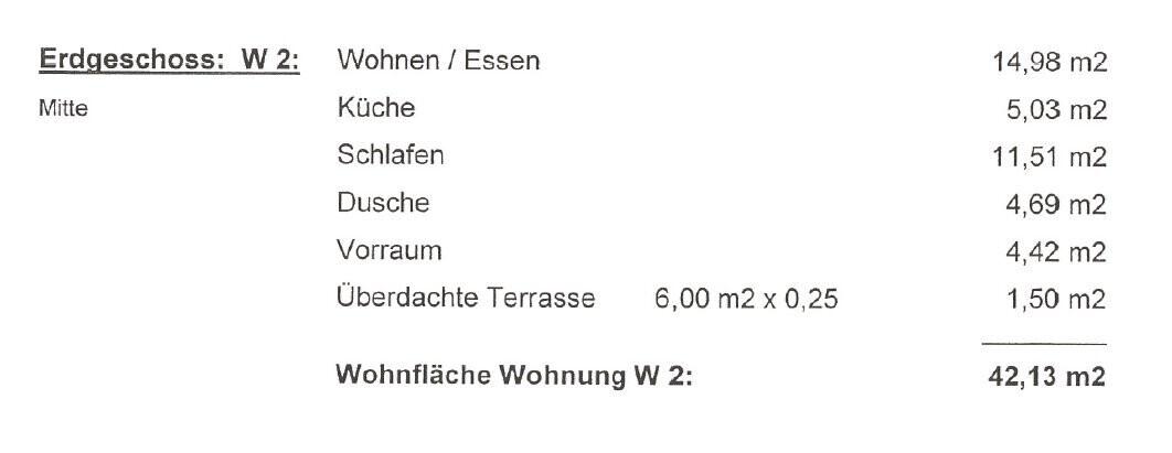Flächenberechnung
