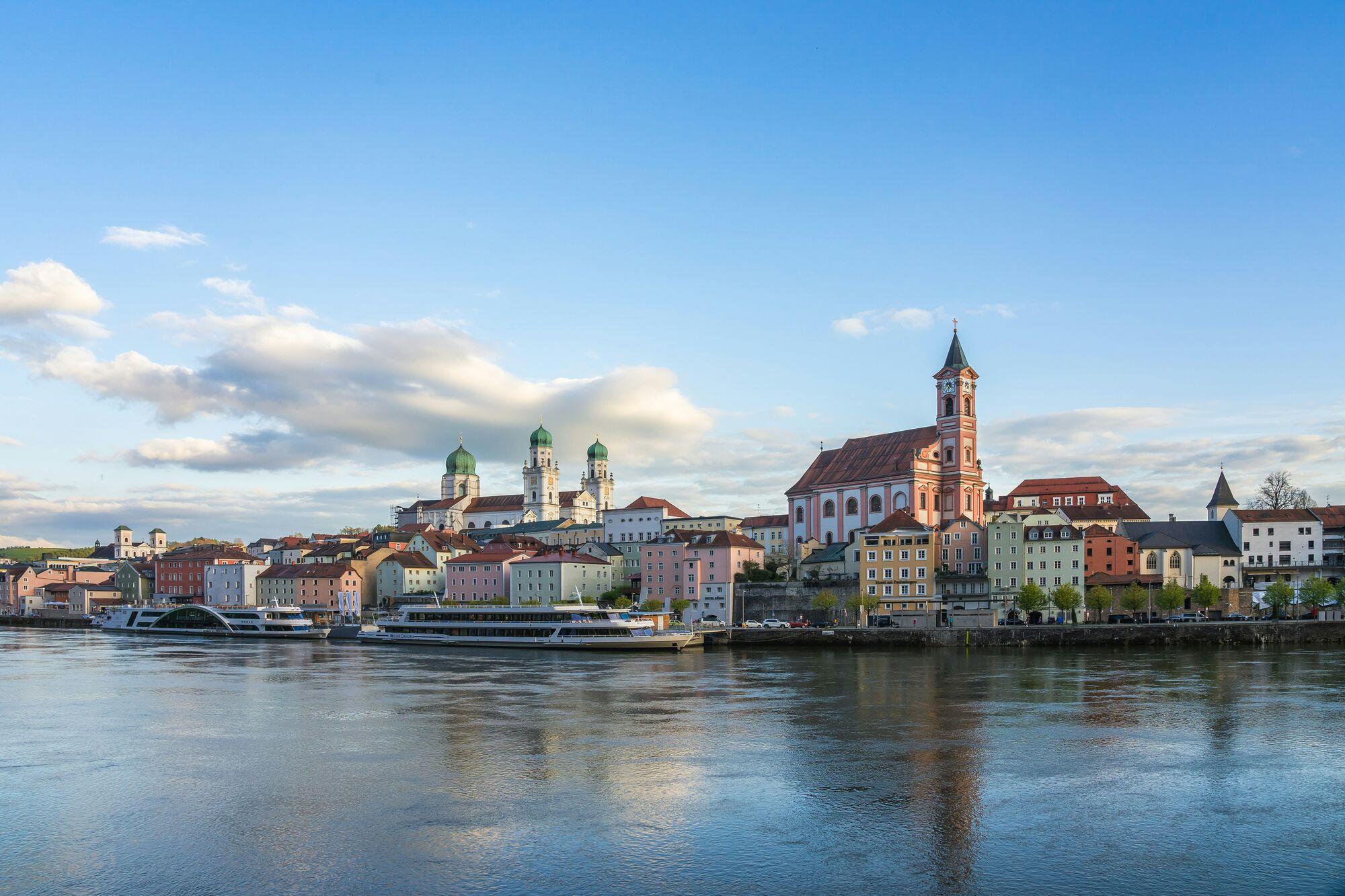 Passauer Altstadt mit Dom und Inn