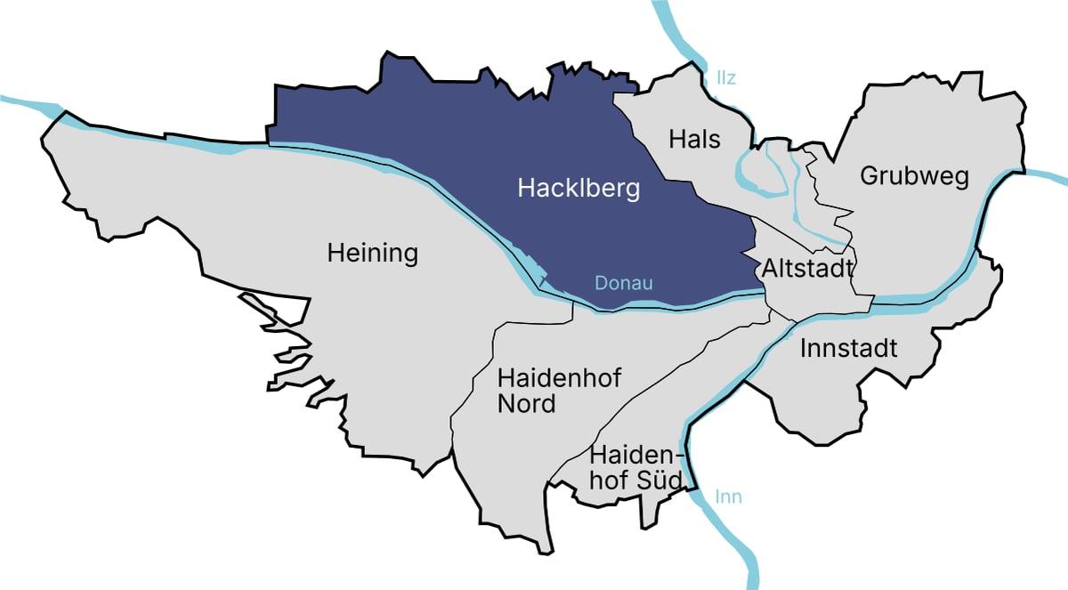 Wohnen in Hacklberg Passau: Berghang, Schloss und Brauerei-Tradition