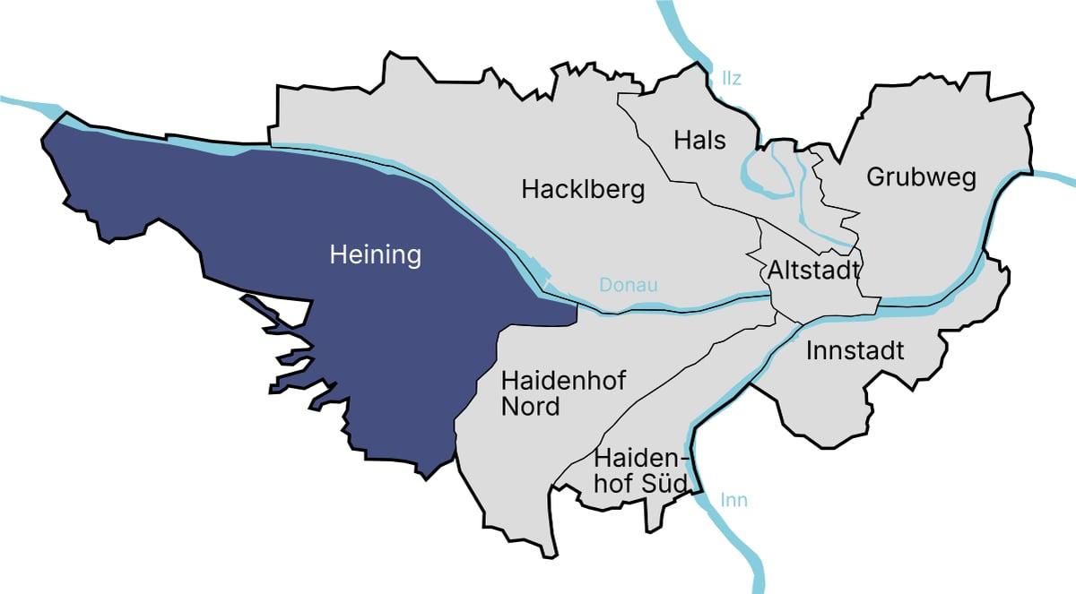 Wohnen in Heining Passau: Größter Stadtteil, A3-Anbindung und Neubau