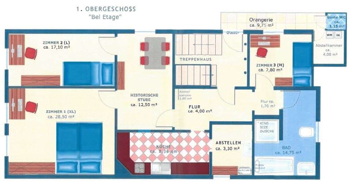 Wohnung mit 3 Zimmern in Bestlage - WG geeignet – Wohnung in Passau