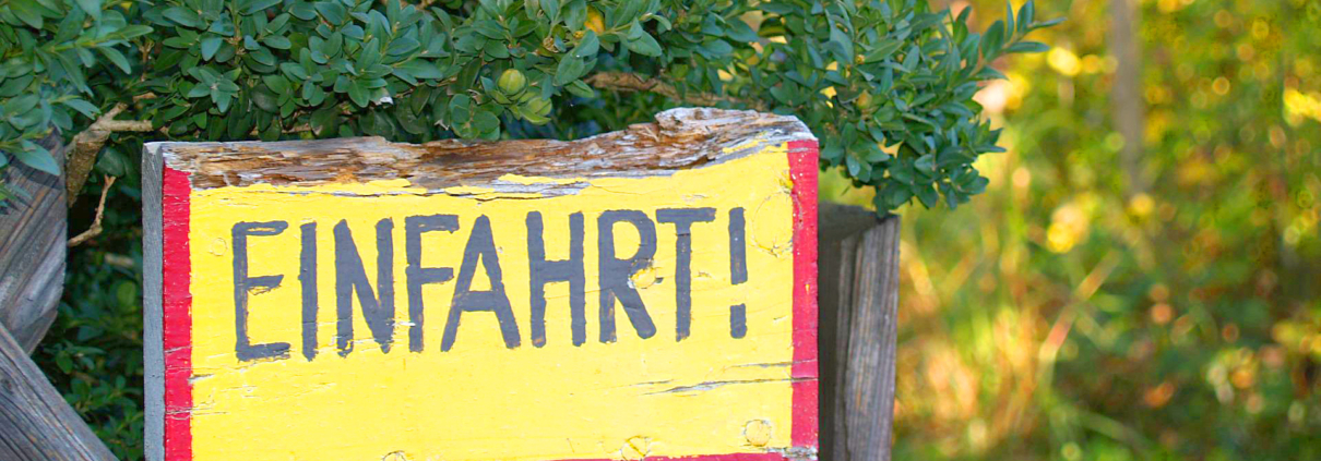 Eindeutige Wegenutzung stärkt das Nachbarschaftsverhältnis